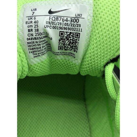 Nike Vapor Edge Speed 360 VC Football Cleats Mens 7 Lime Blast Black FQ8764-300 main image 10